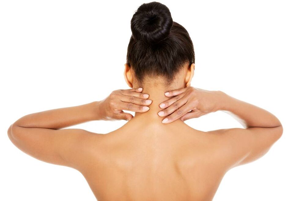 neck self-massage in osteochondrosis